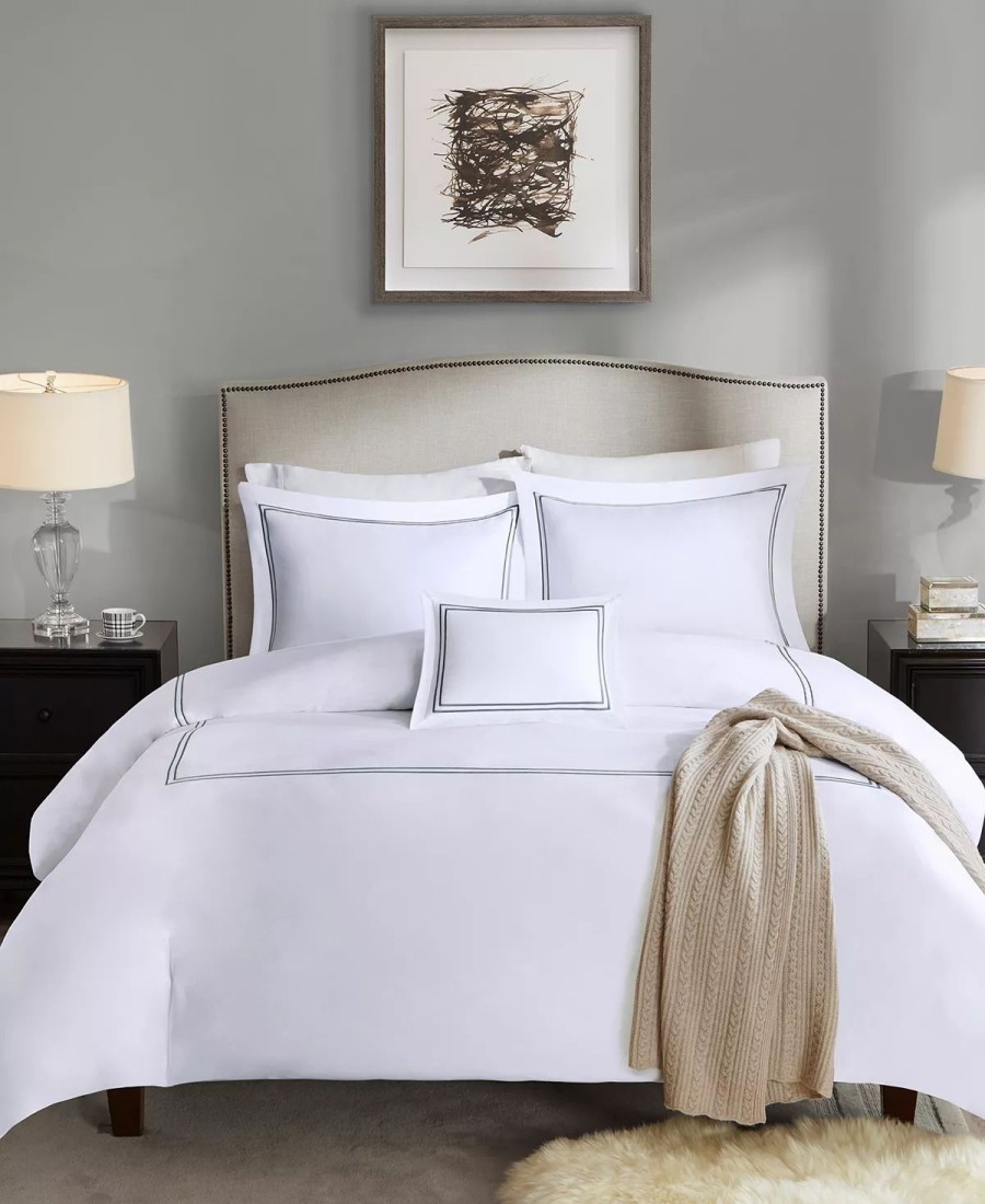 * Madison Park Signature Luxury Duvet Cover Sets Black Duvet Covers & Sets