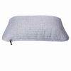 * Solid8 Artic Touch Medium Density Down Alternative Instacool Pillow, King Gray Pillows