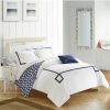 * Chic Home Kendall 4 Pc Queen Duvet Cover Set Navy Duvet Covers & Sets