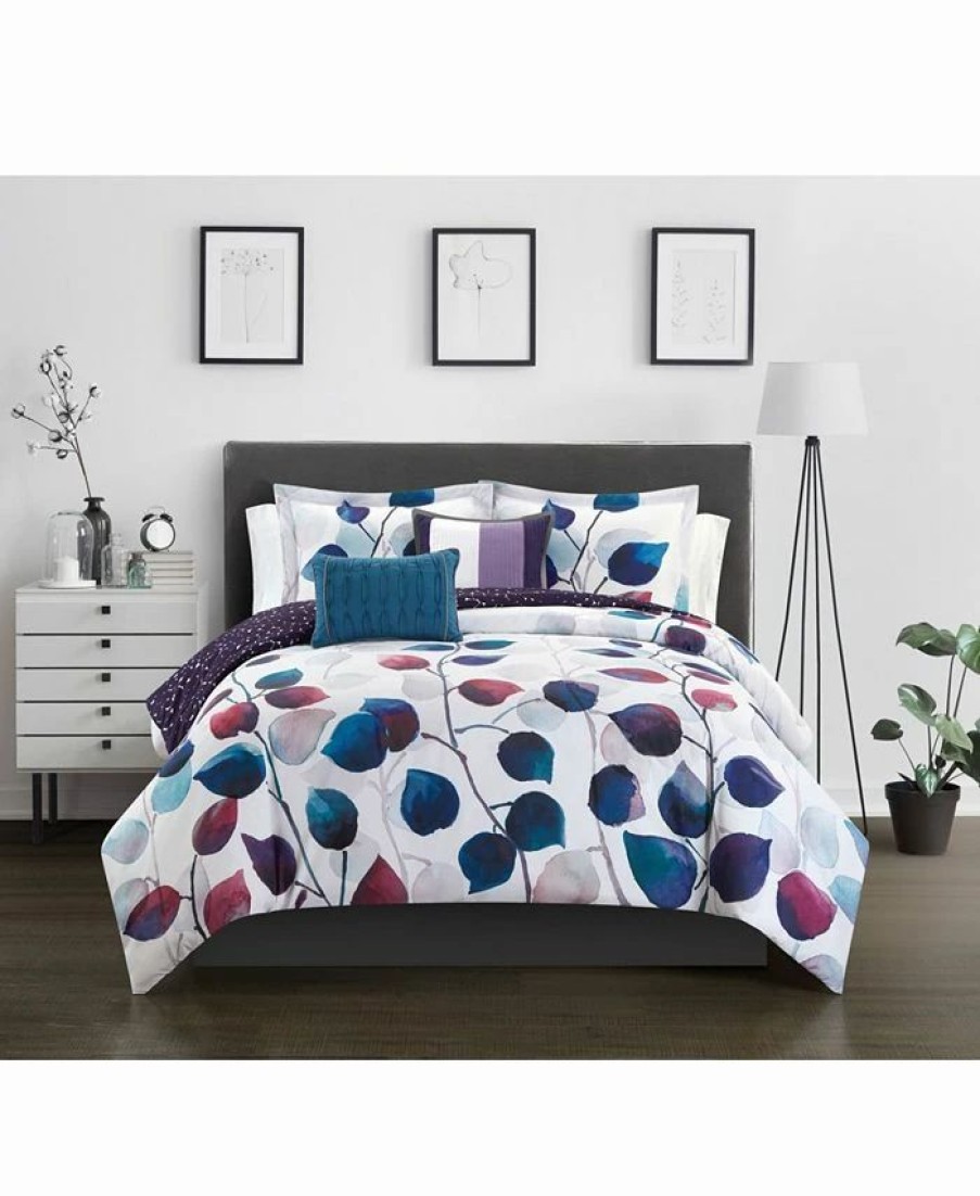 * Chic Home Anais 9 Piece Queen Comforter Set Multi Comforters: Fashion