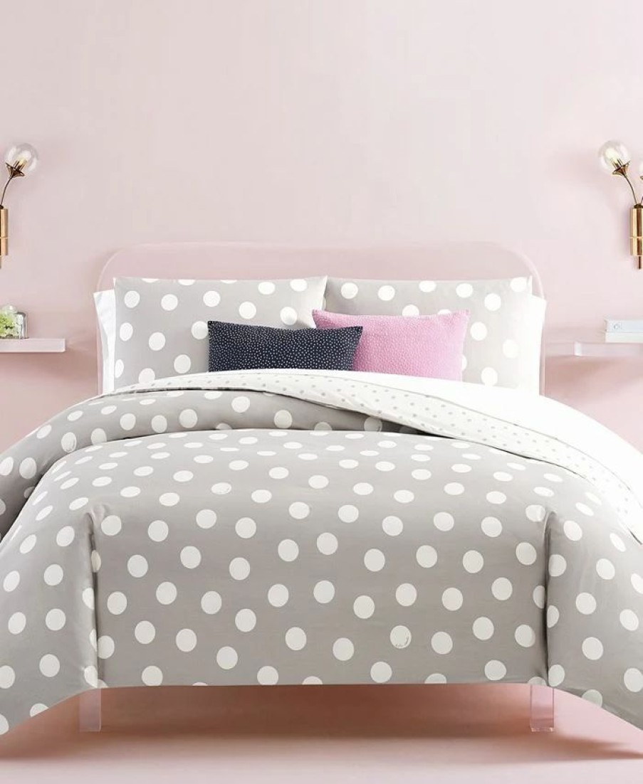 * Kate Spade New York Dots 3 Piece Mini Comforter Set, Queen Comforter Sets