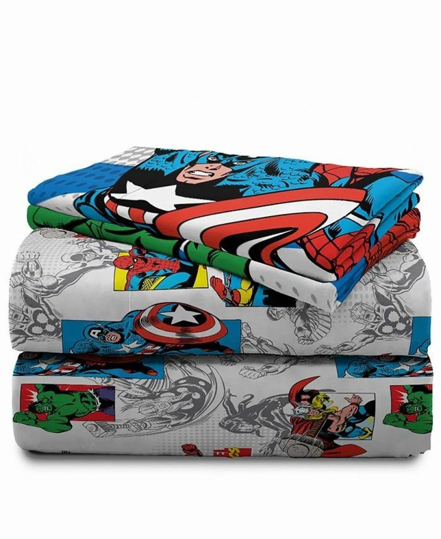 * Marvel Avengers 3-Piece Twin Sheet Set Multi Sheets & Pillowcases