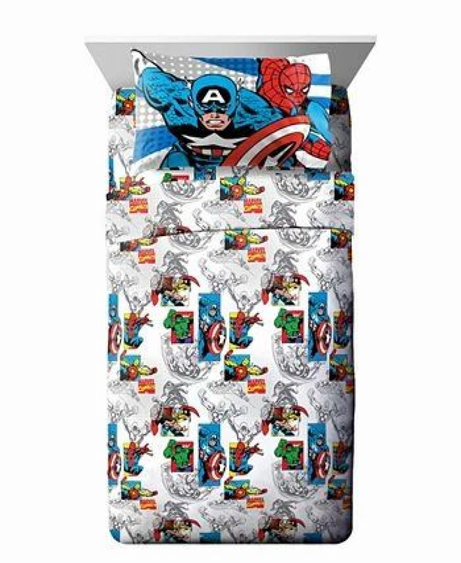 * Marvel Avengers 3-Piece Twin Sheet Set Multi Sheets & Pillowcases