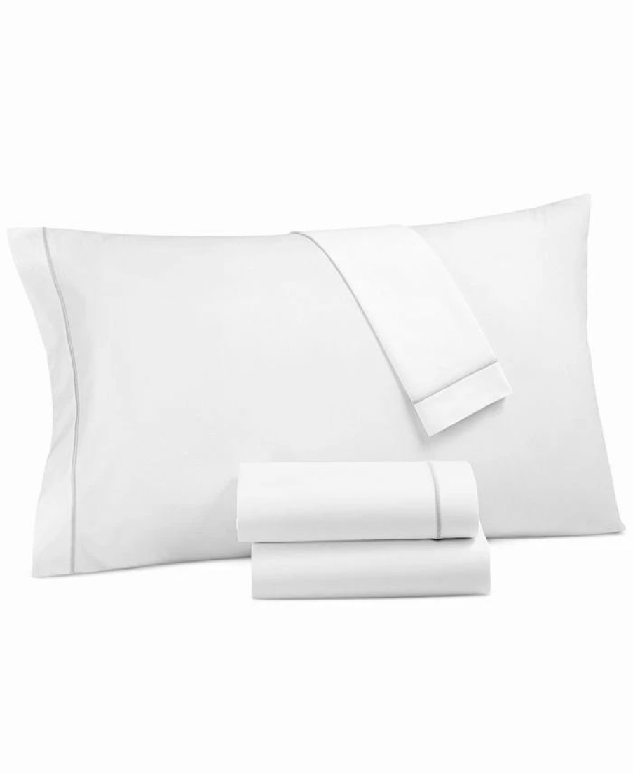 * Hotel Collection Italian Percale Cotton 4-Pc. Sheet Set, Queen, Created For Macy'S Sheets & Pillowcases