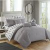 * Chic Home Lland 8-Pc Twin Comforter Set Grey Comforter Sets