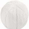 * Home Design Pom Pom 10 Round Decorative Pillow, Created For Macy'S White Pillows