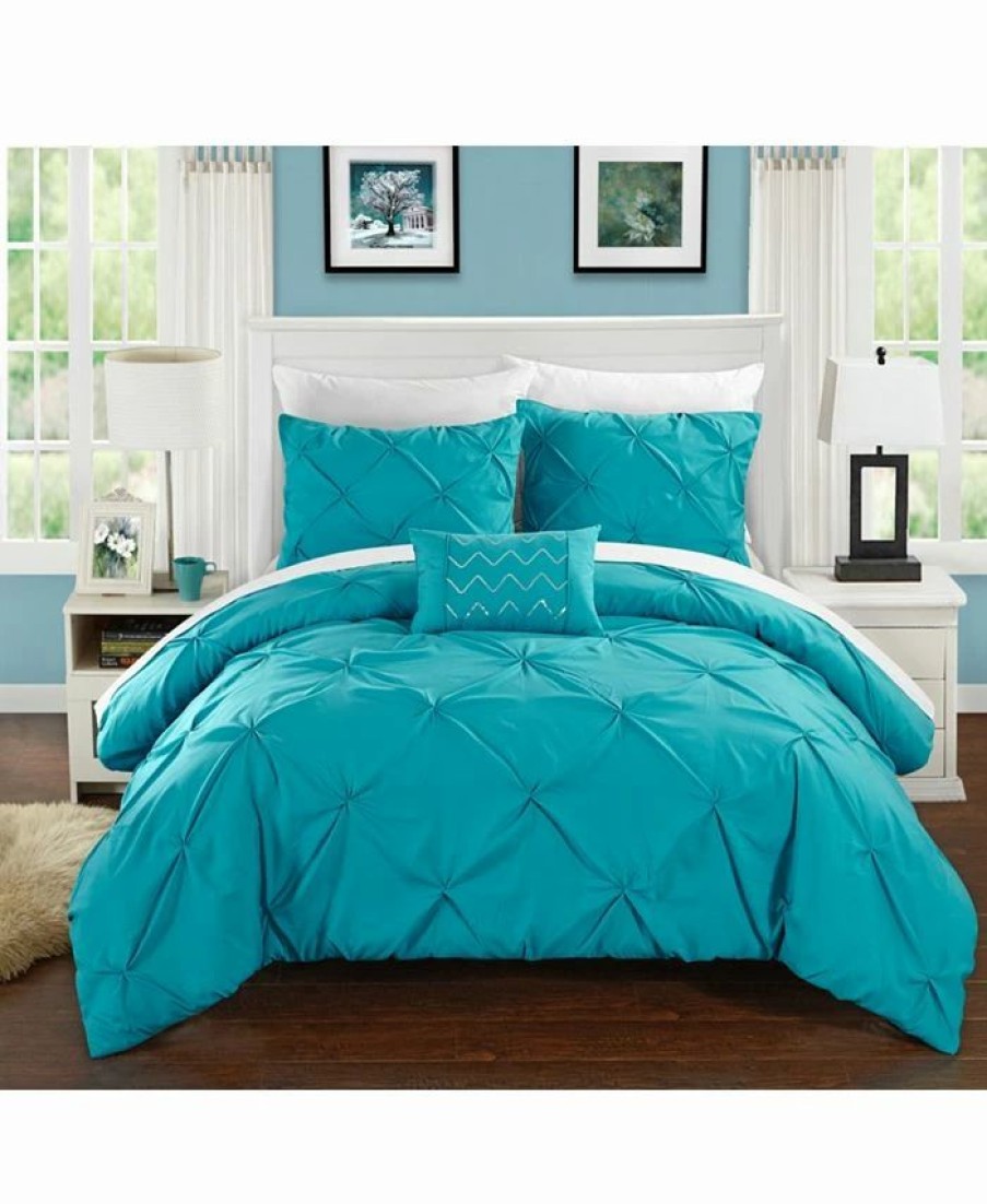 * Chic Home Daya 8 Pc Queen Duvet Set Duvet Covers & Sets