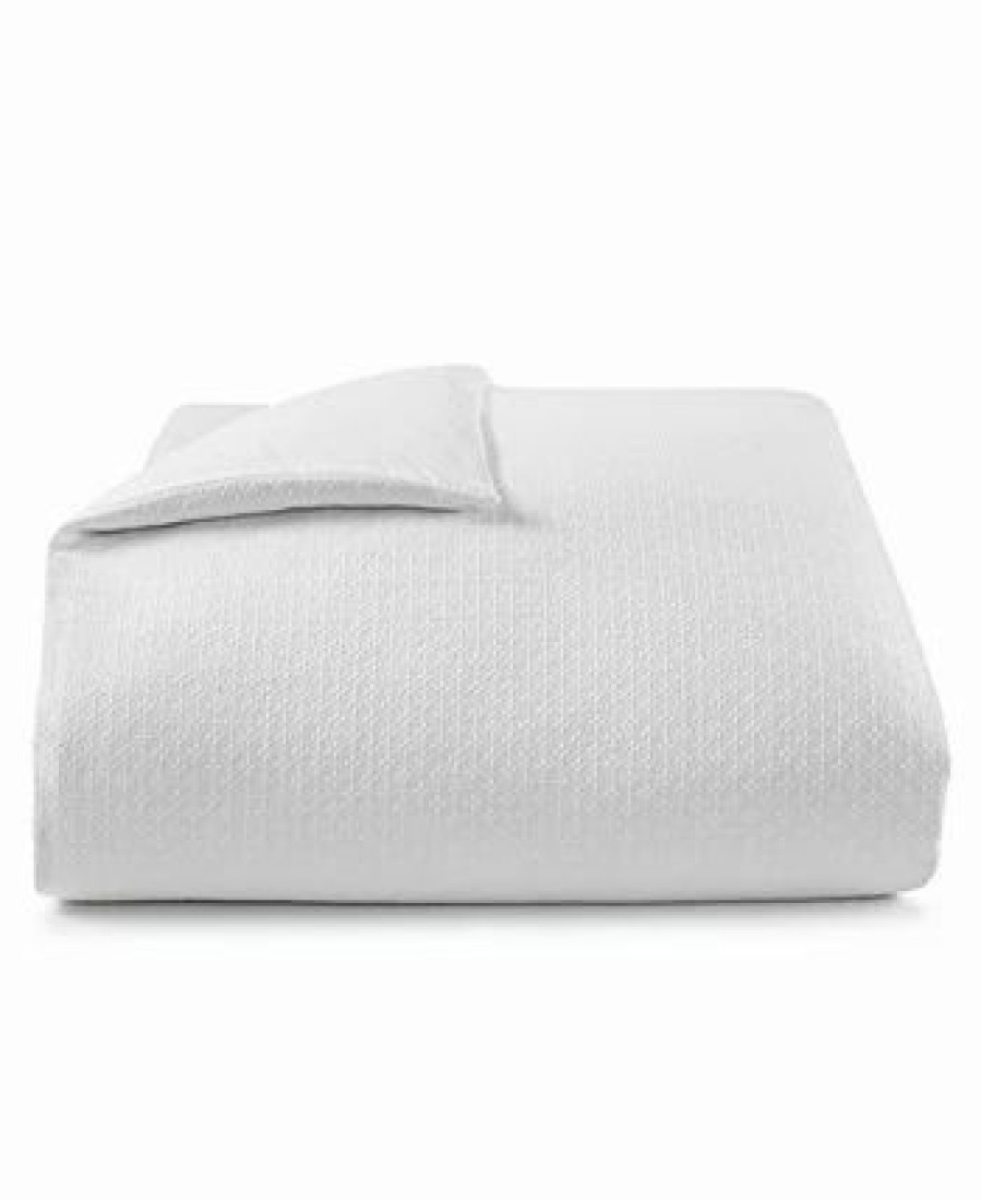 * Charter Club Diamond Dot 300 Thread Count Cotton 2-Pc. Duvet Cover Set, Twin, Created For Macy'S White Duvet Covers & Sets