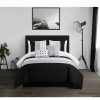 * Chic Home Lainy 9 Piece Queen Comforter Set Black Comforter Sets