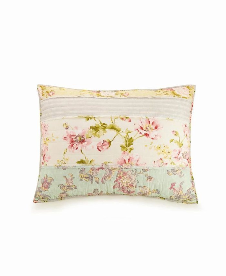 * Jessica Simpson Mels Floral King Sham Blue Designer Bedding