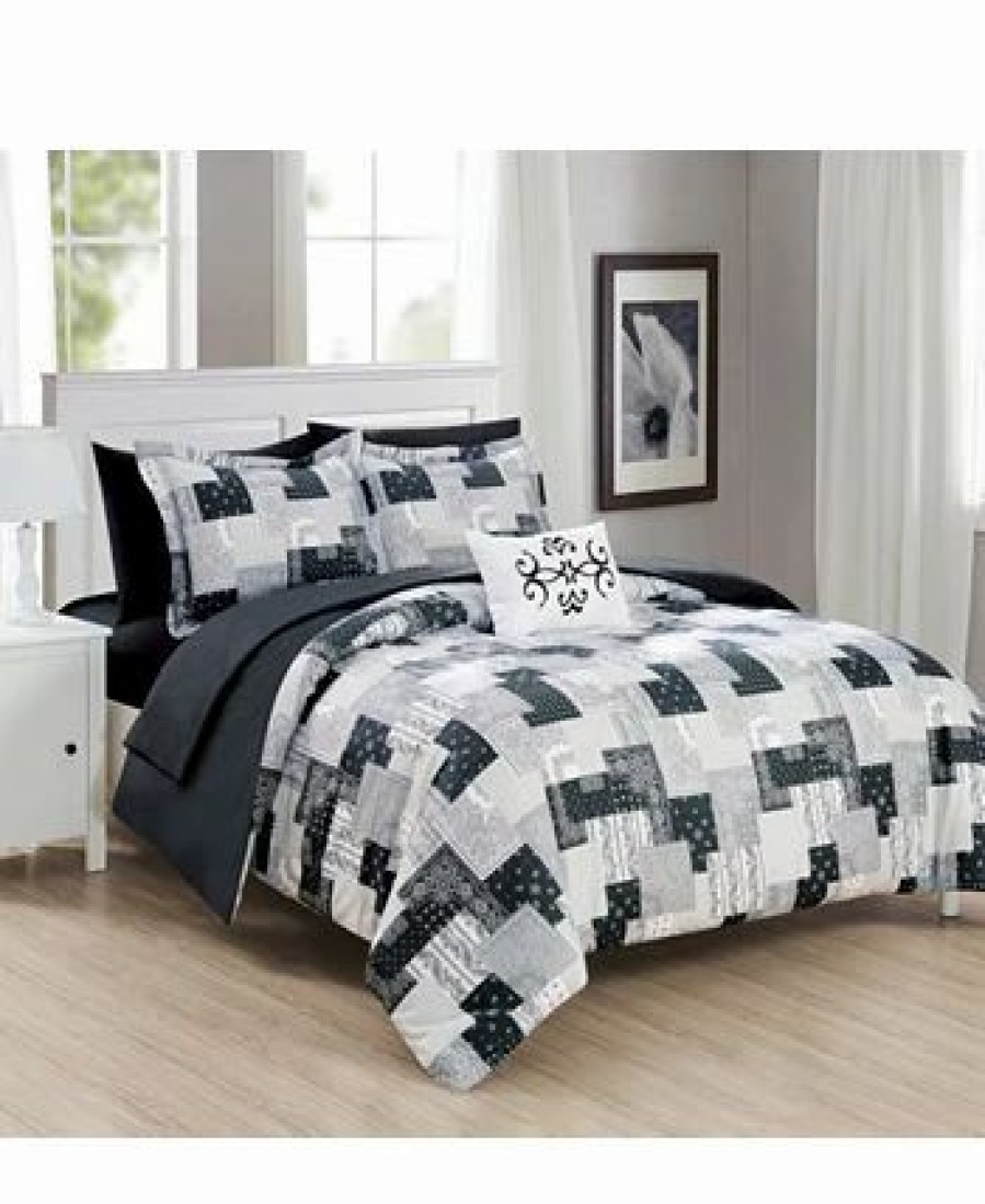 * Chic Home Millennia 8 Piece King Bed In A Bag Comforter Set Comforter Sets