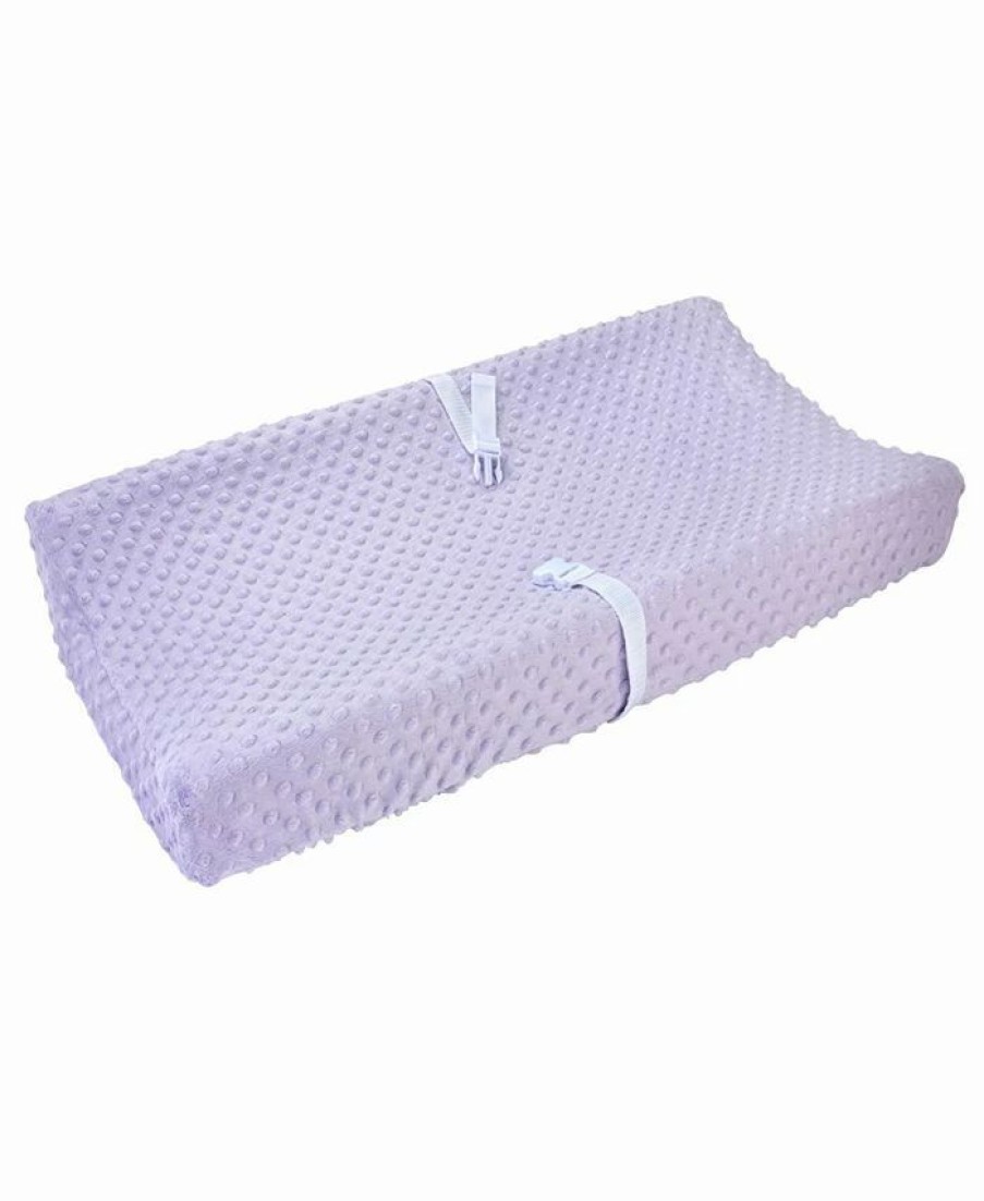 * Carter'S Plush Velboa Bubble Dot Changing Pad Cover Designer Bedding