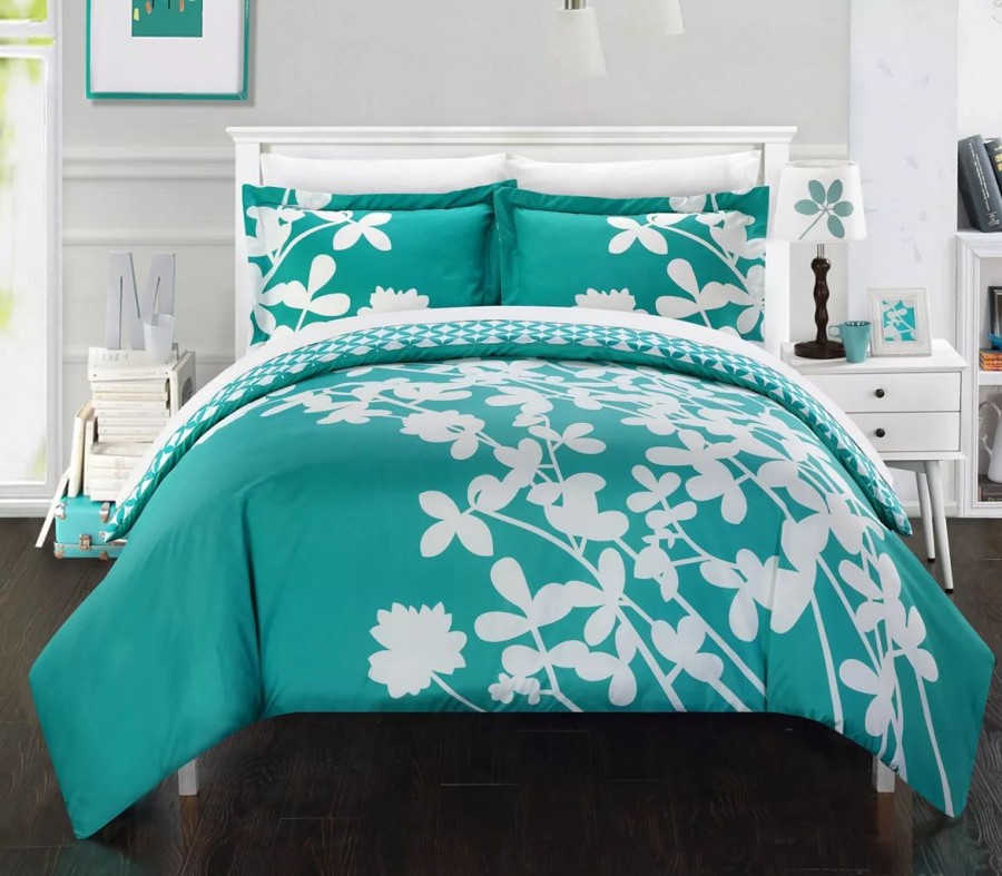 * Chic Home Alla Lily 7 Pc Queen Duvet Set Duvet Covers & Sets