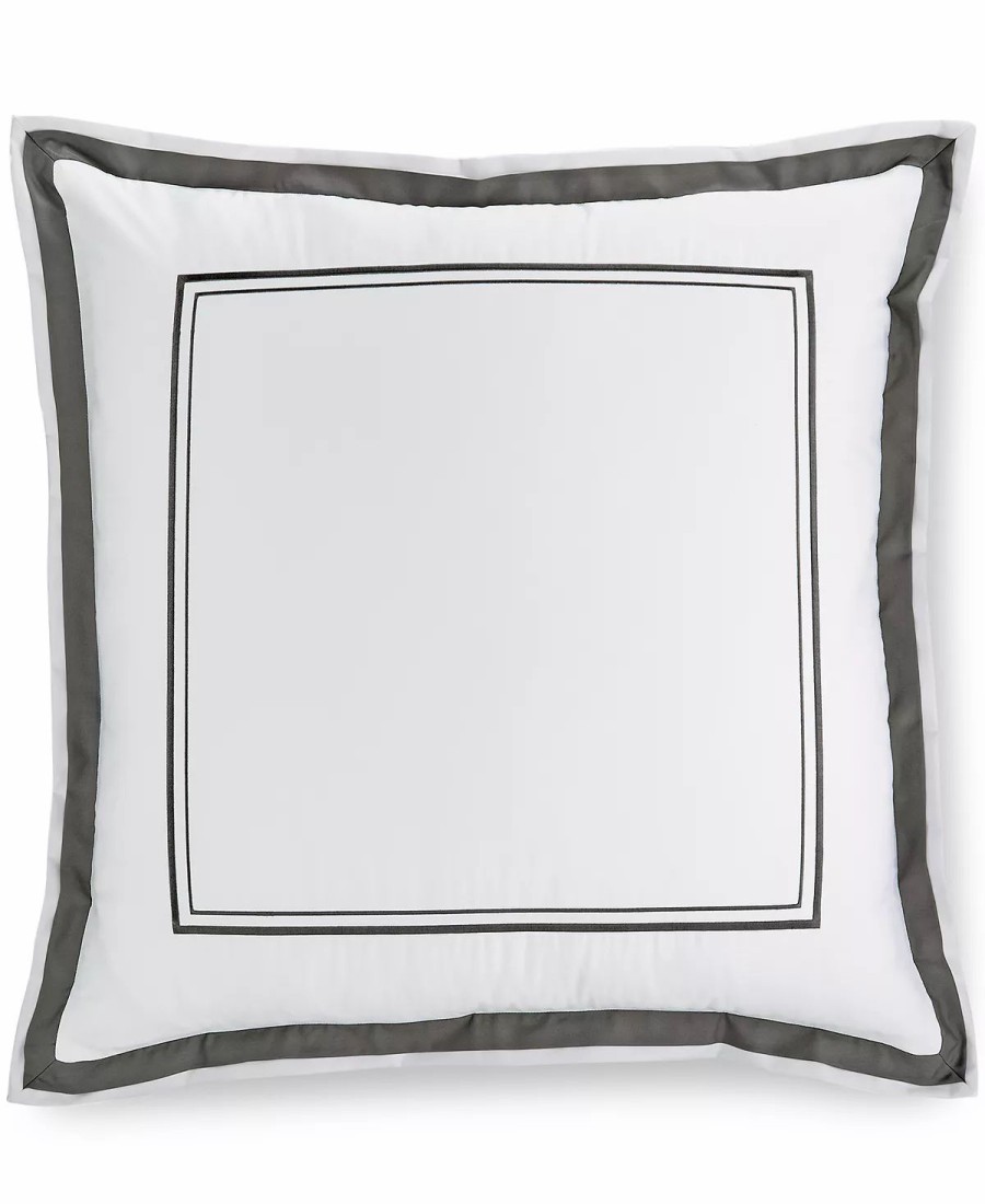 * Hotel Collection Embroidered Frame Sham, European, Created For Macy'S Comforters: Fashion