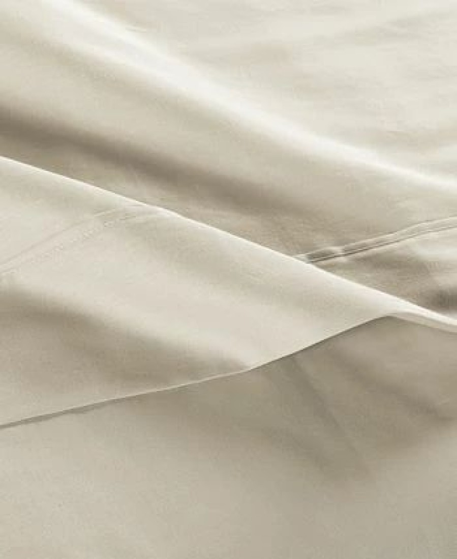 * Anne Klein Reverie Cotton Under 200-Thread Count 4 Piece Full Solid Sheet Set Sand Sheets & Pillowcases