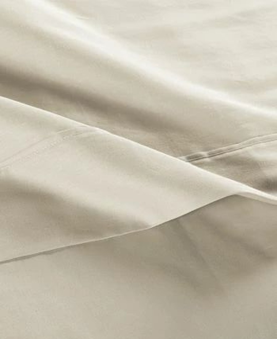 * Anne Klein Reverie Cotton Under 200-Thread Count 4 Piece Queen Solid Sheet Set Sand Sheets & Pillowcases