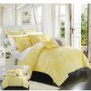 * Chic Home Sicily 8-Pc King Comforter Set Yellow Comforter Sets