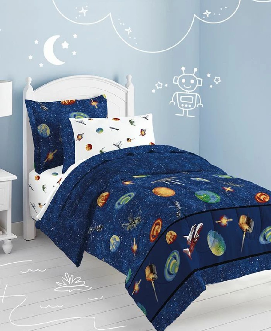 * Dream Factory Outer Space Full Comforter Set Multi Comforter Sets