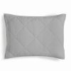 * Hotel Collection Dobby Diamond Quilted Sham, King, Created For Macy'S Grey Designer Bedding