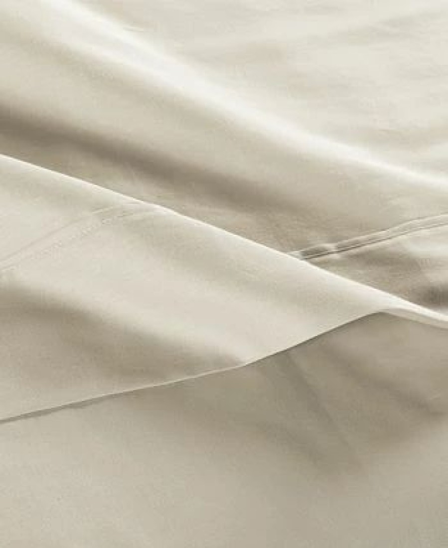 * Anne Klein Reverie Cotton Under 200-Thread Count 4 Piece California King Solid Sheet Set Sand Sheets & Pillowcases