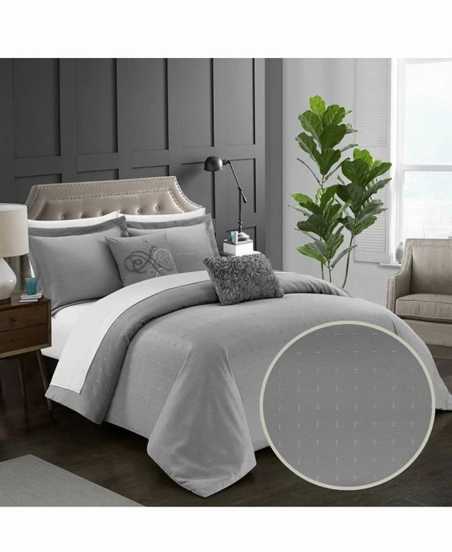 * Chic Home Emery 4 Piece Twin Comforter Set Comforters: Fashion