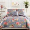 * Jessica Simpson Alessia 4 Piece Full/Queen Comforter Set Gray Comforter Sets