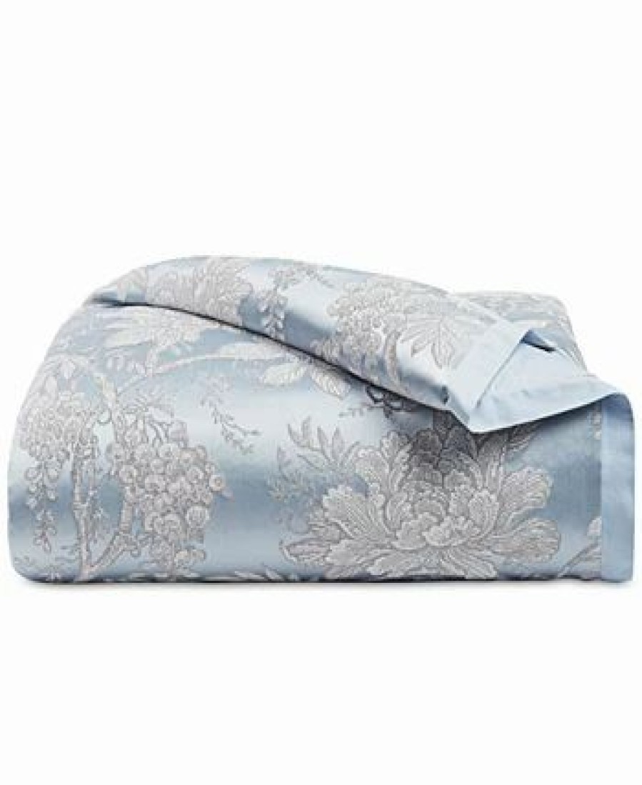 * Hotel Collection Peony Lane Duvet Cover, Full/Queen, Created For Macy'S Blue Duvet Covers & Sets