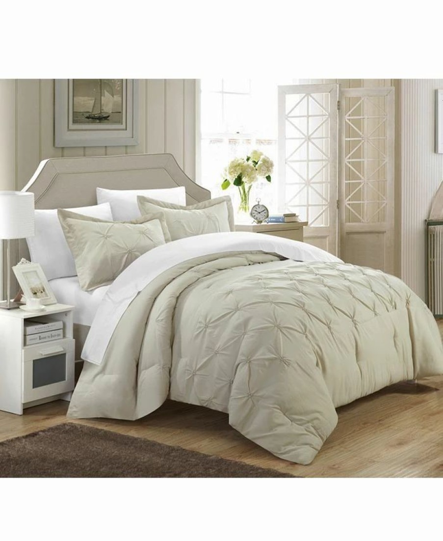 * Chic Home Veronica 3 Pc Queen Duvet Cover Set Duvet Covers & Sets