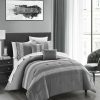 * Chic Home Brice 7 Piece Comforter Set, Twin Comforter Sets