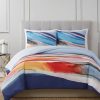 * Vince Camuto Home Allaire 3 Piece Duvet Set, Full/Queen Blue Duvet Covers & Sets