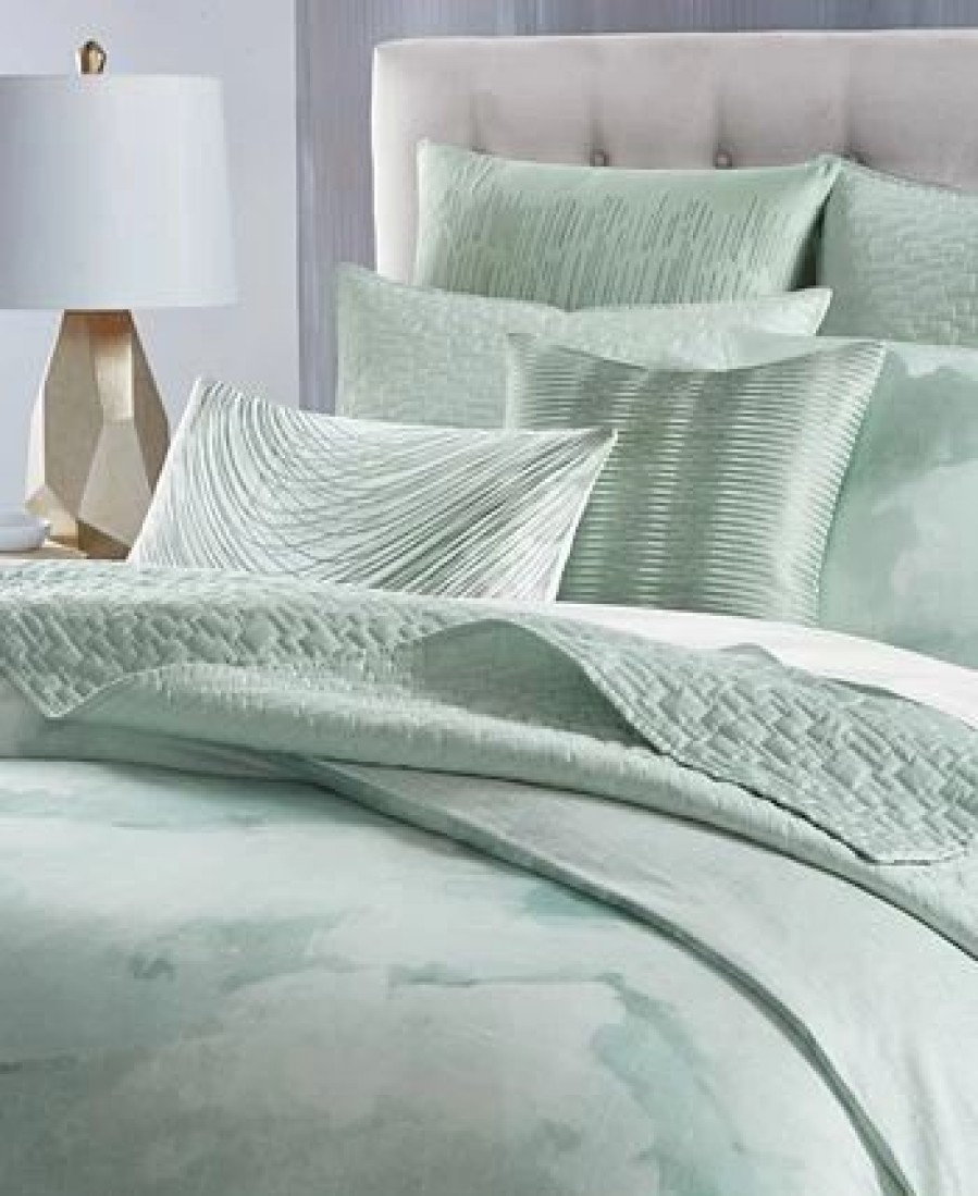 * Hotel Collection Panorama Comforter, Full/Queen, Created For Macy'S Seafoam Comforters: Fashion