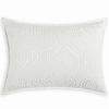 * Hotel Collection Etched Geo Sham, King, Created For Macy'S White Designer Bedding