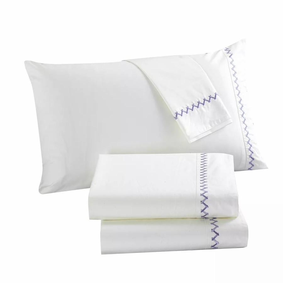 * Chic Home Grand Palace 4-Pc Queen Sheet Set Lavender Sheets & Pillowcases