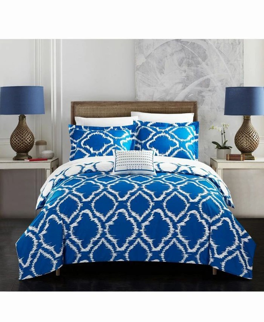 * Chic Home Juniper 8 Pc Queen Duvet Set Comforter Sets