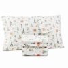 * Whim By Martha Stewart Closeout! Cotton Flannel 3-Pc. Sheet Set, Twin, Created For Macy'S Christmas In Paris Sheets & Pillowcases