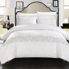 * Chic Home Sophia 7 Pc King Duvet Set White Duvet Covers & Sets