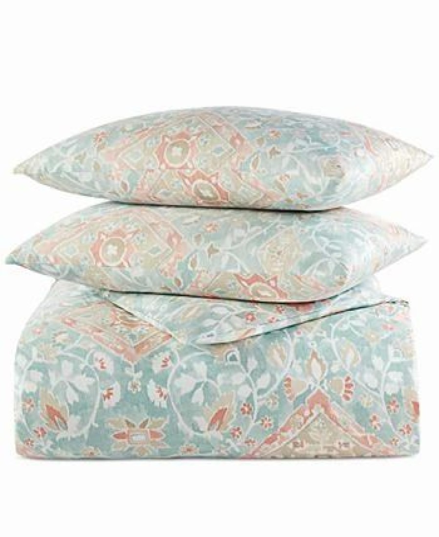 * Charter Club Terra Mesa 3-Pc. Comforter Set, King, Created For Macy'S Turquoise/Aqua Comforter Sets