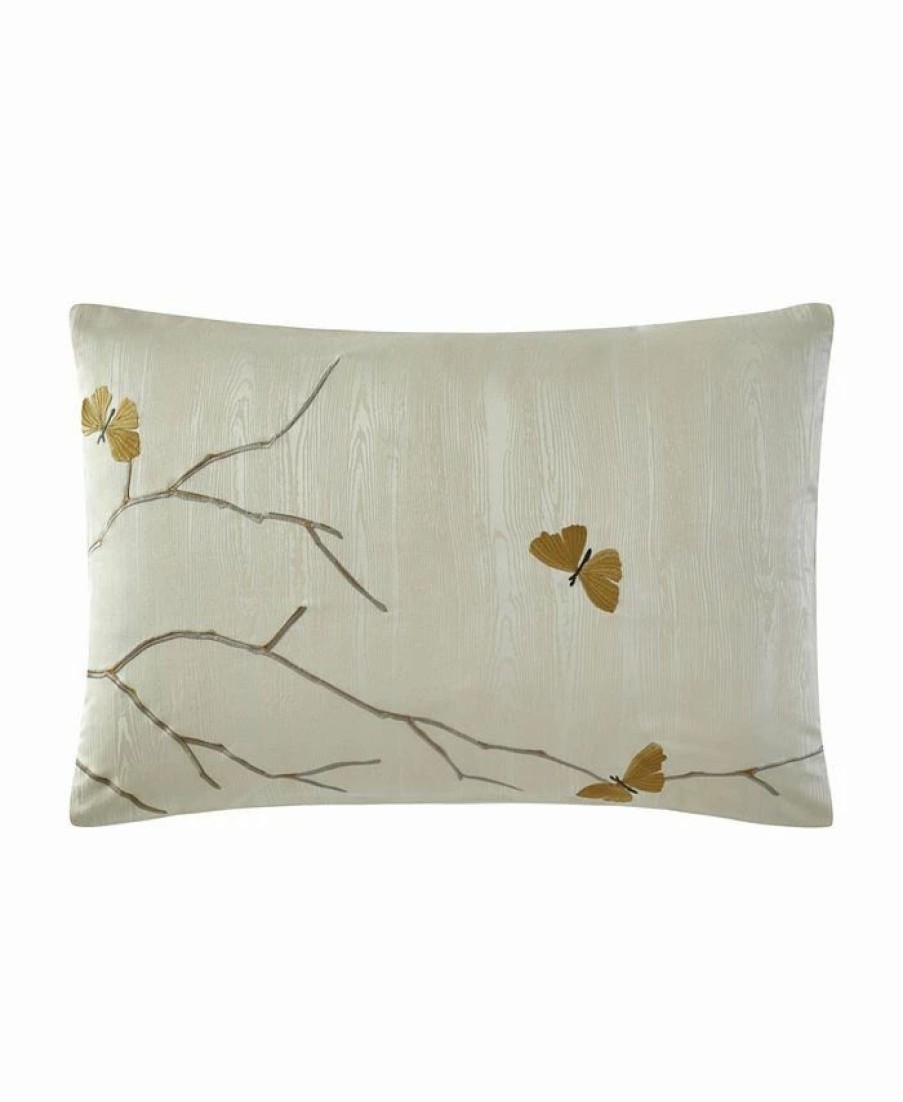 * Michael Aram Butterfly Gingko Sham, Standard Ivory Duvet Covers & Sets