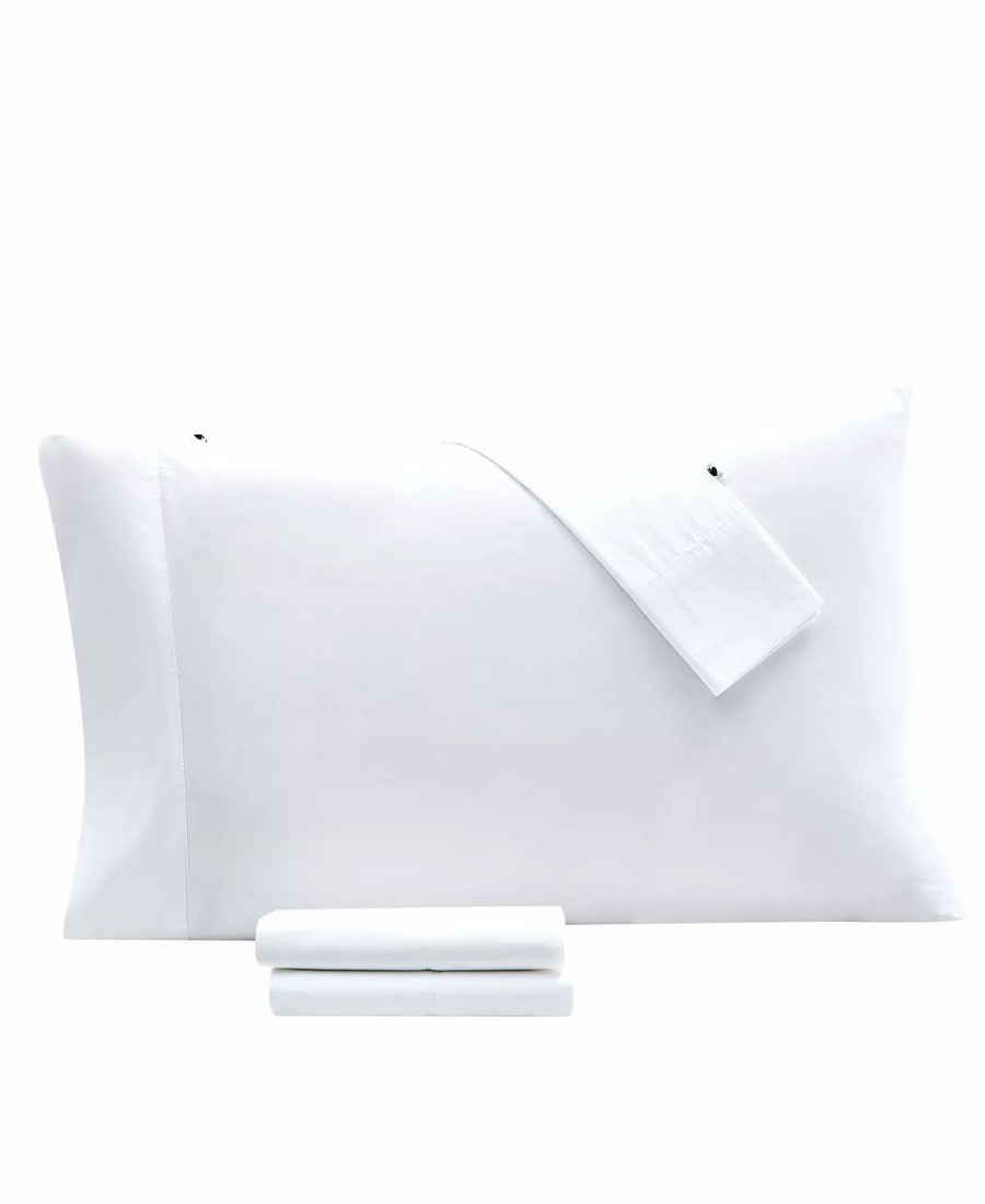 * Kate Spade New York Solid 3 Piece Sheet Set, Twin Sheets & Pillowcases