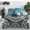 * Chic Home Mornington 10-Pc Queen Comforter Set Black Comforter Sets