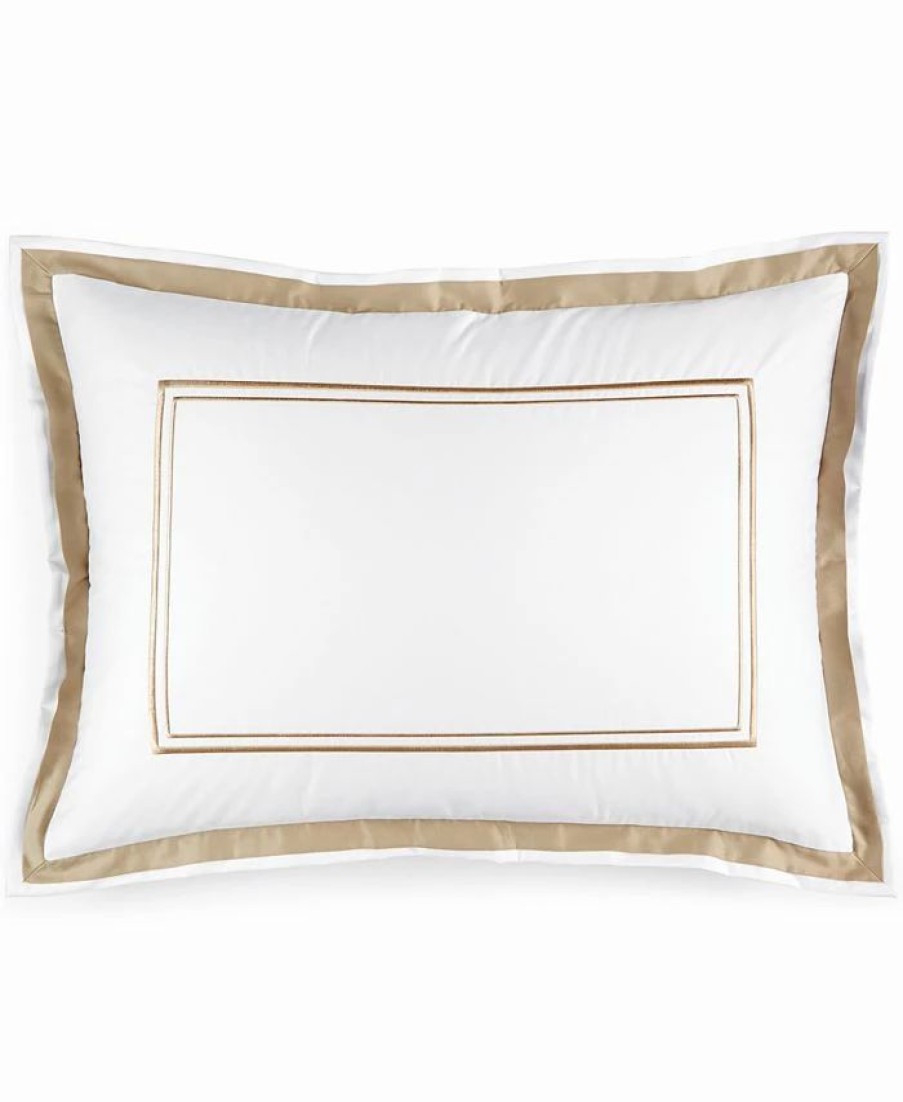 * Hotel Collection Embroidered Frame Sham, King, Created For Macy'S Duvet Covers & Sets