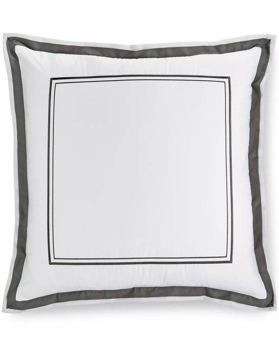 * Hotel Collection Embroidered Frame Sham, King, Created For Macy'S Duvet Covers & Sets