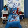 * Disney Marvel Captain America 4 Piece Toddler Comforter Set Red Comforter Sets