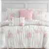 * Design Studio Tabitha 5-Piece Twin Comforter Set Pink Designer Bedding