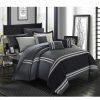 * Chic Home Zarah 10 Piece King Comforter Set Comforter Sets