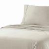 * Anne Klein Reverie Cotton Under 200-Thread Count 3 Piece Twin Solid Sheet Set Sand Sheets & Pillowcases