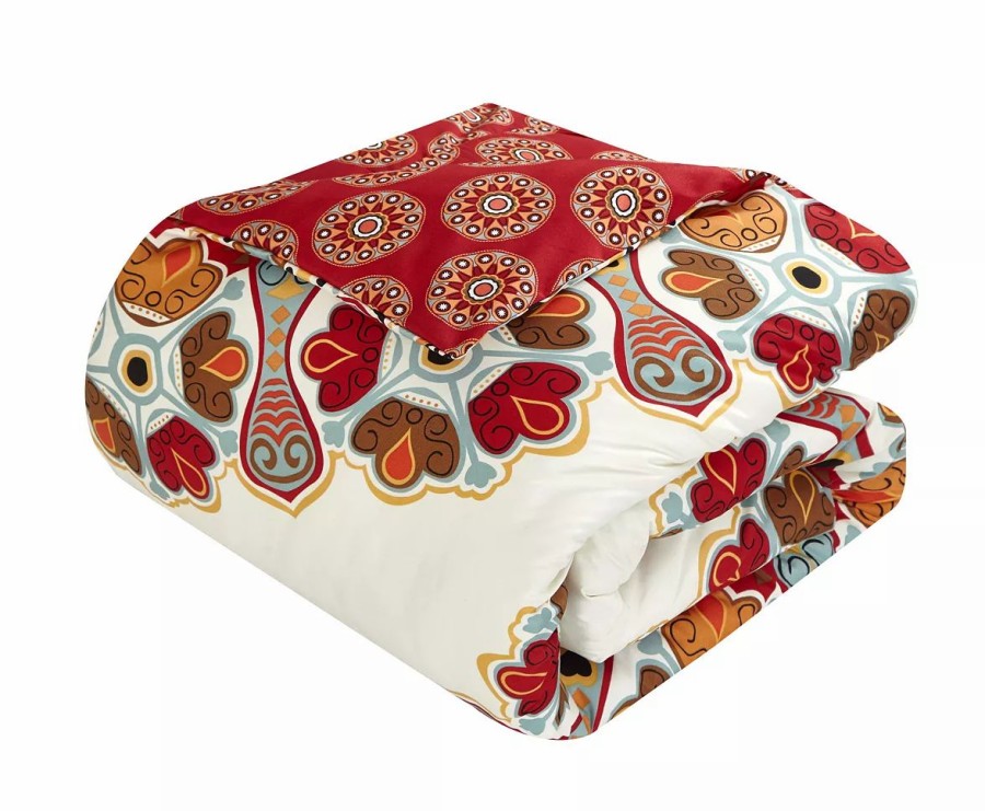 * Chic Home Maxim 4-Pc. Duvet Cover Sets Red Duvet Covers & Sets