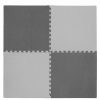 * Tadpoles 4 Piece Xl Foam Play Mat Set Grey Designer Bedding