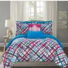 * Chic Home Abstract 9 Piece Full Bed In A Bag Comforter Set Fuschia Comforter Sets