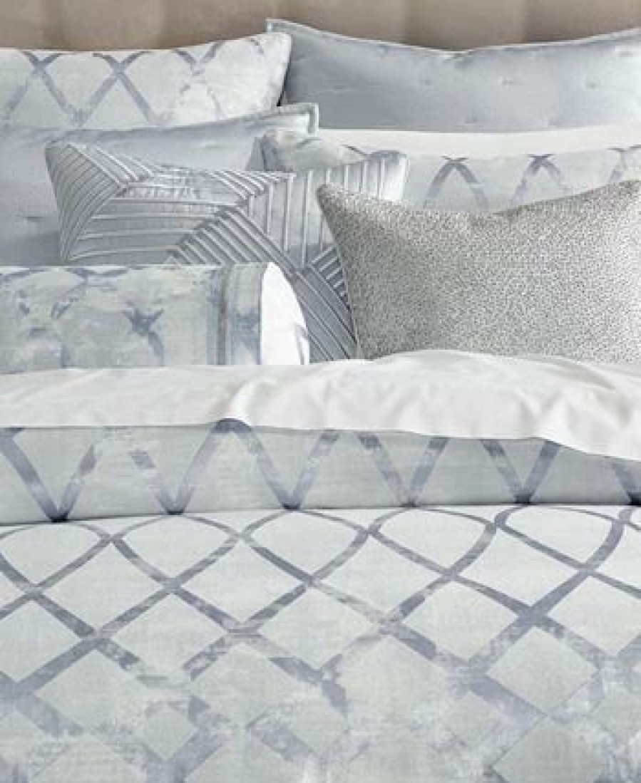 * Hotel Collection Dimensional Sham, King, Created For Macy'S Blue Designer Bedding